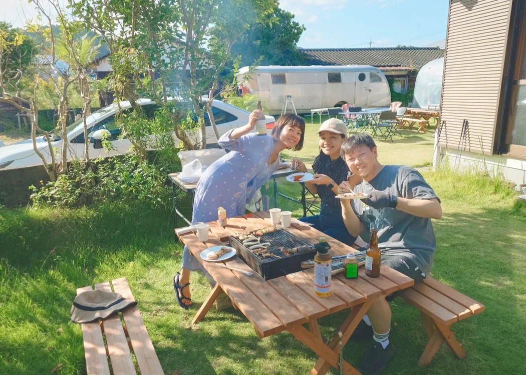 エアストリーム SEA-DWELLER 天然芝BBQ